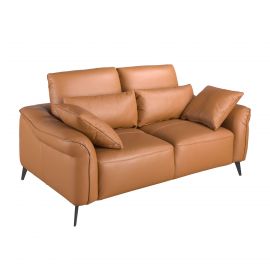 Canapea design LUX 2 locuri Brown Leather