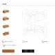 Canapele - Canapea design LUX 3 locuri Brown Leather