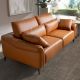Canapele - Canapea design LUX 3 locuri Brown Leather