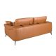 Canapele - Canapea design LUX 3 locuri Brown Leather