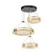 Lustra cu 3 pendule LED design elegant Tier