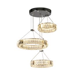 Pendule, Lustre suspendate - Lustra cu 3 pendule LED design elegant Tier
