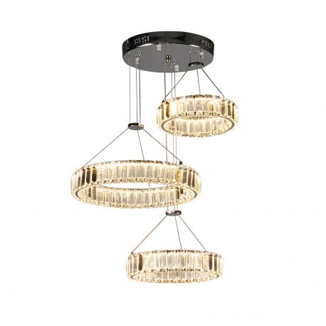 Pendule, Lustre suspendate - Lustra cu 3 pendule LED design elegant Tier