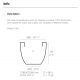 Ghivece - Ghiveci plante design decorativ modern exterior/interior CUENCO BOWL POT 80x69cm