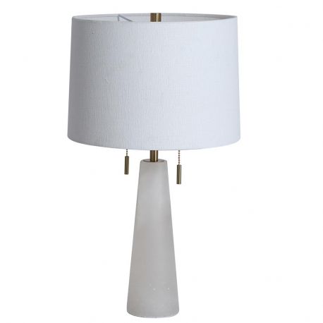 Veioze - Veioza, Lampa de masa, Alabastru, Textil Alb, Linen