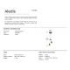 Pendule, Lustre suspendate - Lustra cu 3 pendule LED design modern Aledis negru/ auriu