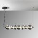 Pendule, Lustre suspendate - Lustra LED 2 in 1, orizontala sau verticala, Gladis