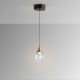 Pendule, Lustre suspendate - Pendul LED design modern Corina negru/ cupru