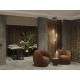 Pendule, Lustre suspendate - Lustra cu 3 pendule LED design modern Corina negru/ cupru
