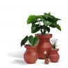 Ghiveci plante design decorativ modern exterior/interior ORIGAMI Yuri 79x79x120cm