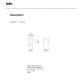 Ghivece - Ghiveci plante design decorativ modern exterior/interior ORIGAMI Hasu 17,8×17,8×25cm