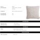 Perne si fete de perne - Perna design LUX, Bumbac, Off-white, Malua L