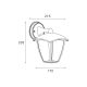 Aplice - Aplica de Perete Exterior, Protectie IP44, LANTERN