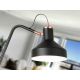 Lampadare - Lampadar/Lampa de podea din metal design moderm Irias negru/cupru