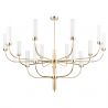 Candelabru modern realizat manual din alama Mussa 15L