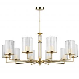 Candelabre, Lustre - Lustra 10 brate moderna realizata manual Artu Ryfel
