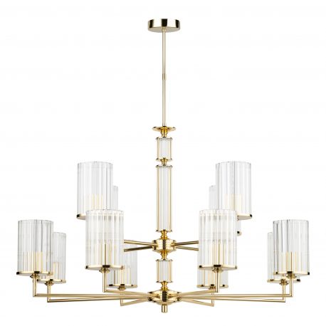 Candelabre, Lustre - Lustra 12 brate moderna realizata manual Artu Ryfel