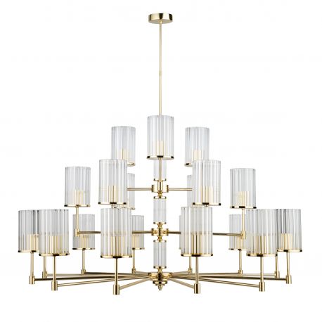 Candelabre, Lustre - Lustra 21 brate moderna realizata manual Empoli Ryfel