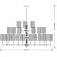 Candelabre, Lustre - Lustra 21 brate moderna realizata manual Empoli Ryfel