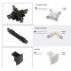 Accesorii iluminat - Accesoriu, conector colt alb pentru sinele trifazate TRACK 3LINE L RIGHT GIPS
