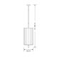 Pendule, Lustre suspendate - Lustra suspendata design modern realizata manual Natura