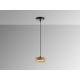 Pendule, Lustre suspendate - Pendul LED design moderm Olaia chihlimbar