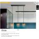 Pendule, Lustre suspendate - Lustra LED suspendata design modern Olaia 3L