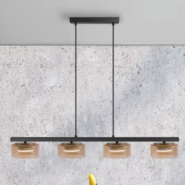 Pendule, Lustre suspendate - Lustra LED suspendata design modern Olaia 4L
