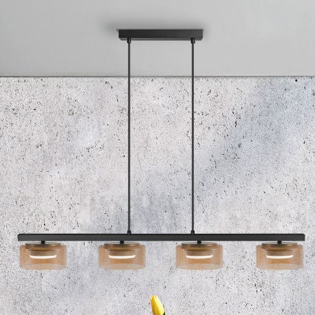 Pendule, Lustre suspendate - Lustra LED suspendata design modern Olaia 4L