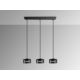 Pendule, Lustre suspendate - Lustra LED suspendata design modern Olaia 3L Fumuriu