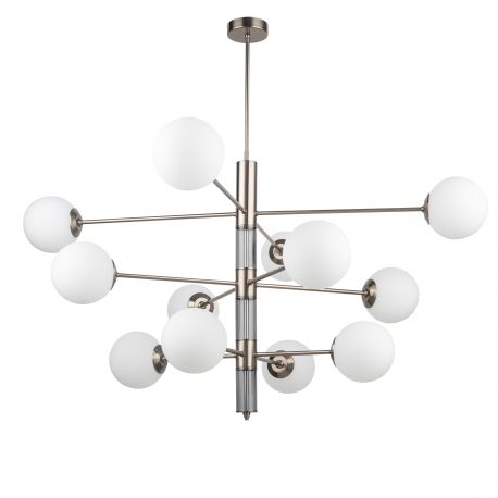 Candelabre, Lustre - Lustra 12 surse de lumina moderna realizata manual Ultimo