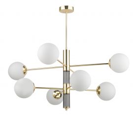 Candelabre, Lustre - Lustra 8 surse de lumina moderna realizata manual Ultimo