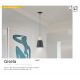 Pendule, Lustre suspendate - Pendul design moderm Gisela