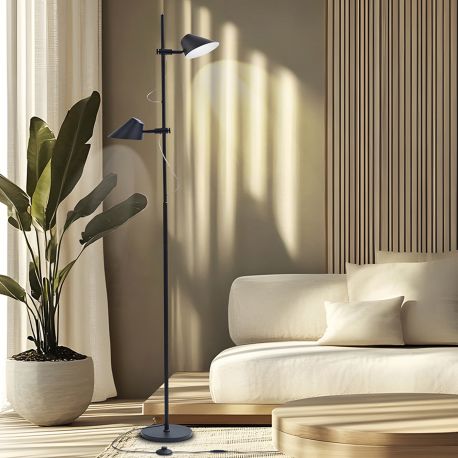 Lampadare - Lampadar/Lampa de podea LED design modern Esino negru