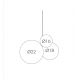 Pendule, Lustre suspendate - Lustra suspendata deosebita design LUX Atomo