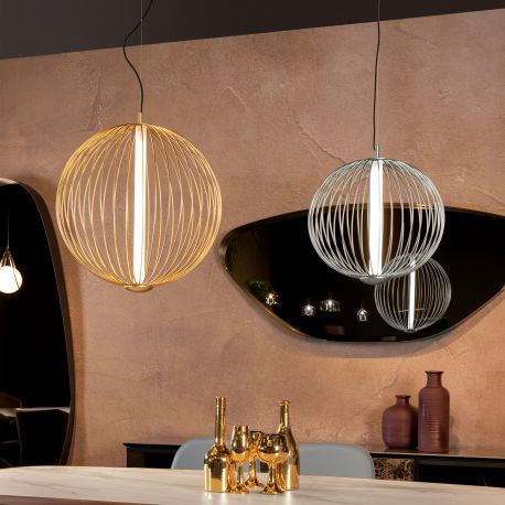 Pendule, Lustre suspendate - Lustra LED suspendata deosebita design LUX Mandala 40cm