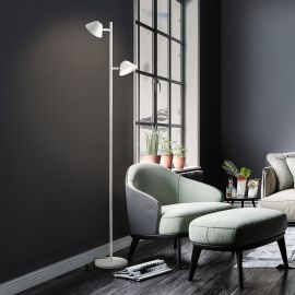 Lampadare - Lampadar/Lampa de podea LED design modern Taros alb