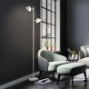 Lampadar/Lampa de podea LED design modern Taros alb