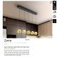 Pendule, Lustre suspendate - Lustra LED suspendata design decorativ modern Zaria 5L