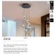 Pendule, Lustre suspendate - Lustra LED suspendata design decorativ modern Zaria 5L