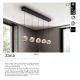 Pendule, Lustre suspendate - Lustra LED suspendata design decorativ modern Zaria 5L