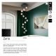 Corpuri de iluminat Lustre pentru casa scarii - Lustra LED suspendata design decorativ modern Zaria 13L