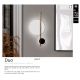 Aplice, corpuri de iluminat pentru pereti - Aplica de perete LED design modern Duo