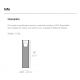 Ghivece - Ghiveci plante design decorativ exterior/interior TOWER 20x80cm