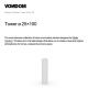 Ghivece - Ghiveci plante design decorativ exterior/interior TOWER 25×100cm