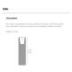 Ghivece - Ghiveci plante design decorativ exterior/interior TOWER 25×100cm