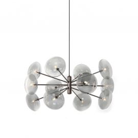 Candelabre, Lustre - Lustra suspendata LUX, Sticla Suflata, Breath