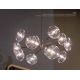 Candelabre, Lustre - Lustra suspendata LUX, Sticla Suflata, Breath