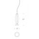 Pendule, Lustre suspendate - Pendul LED, Lustra suspendata deosebita design LUX Chic