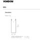 Ghivece - Ghiveci plante design decorativ exterior/interior Square tower pot 35x35x100cm